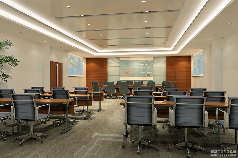 多媒體會議室設(shè)計(jì)效果圖